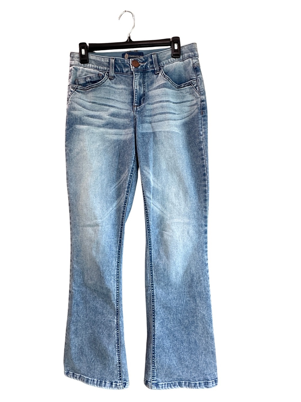 Democracy High Rise Ab Solution Flare Jeans 6P petite